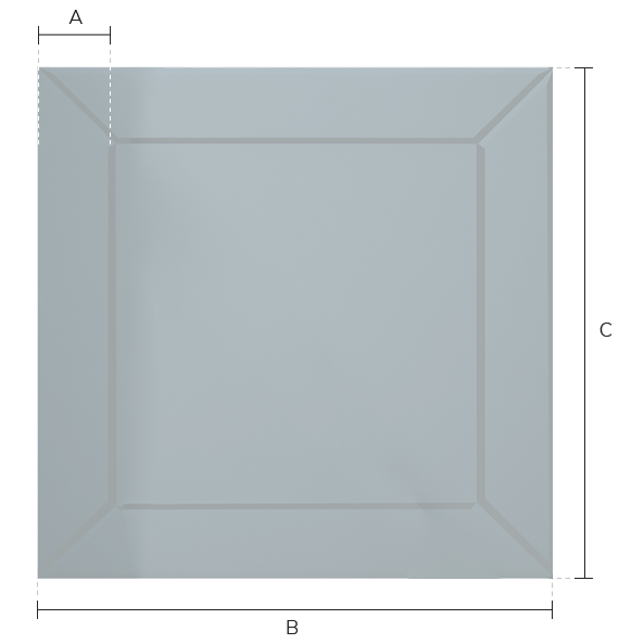 Deco Frame model with measurements