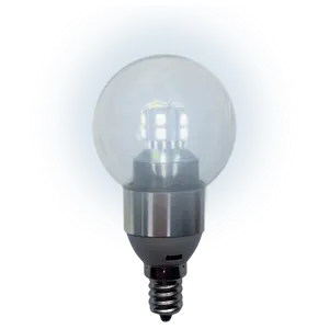 Transparent cool light bulb.